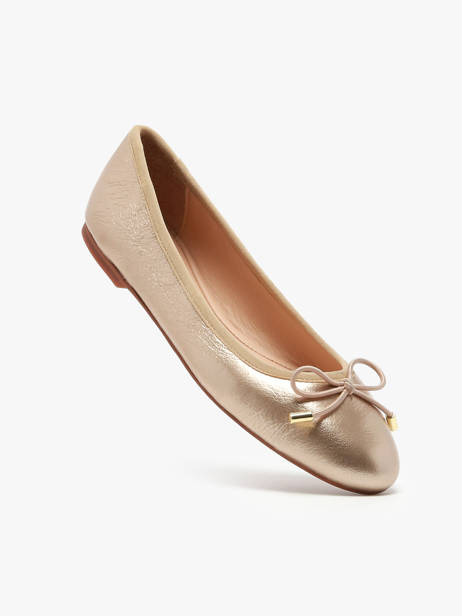 Ballerinas In Leather Inuovo Gold women B16003 other view 1