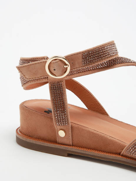 Sandals In Leather Mam'zelle Brown women CSG2Q25 other view 1