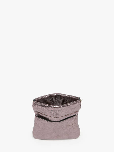 Porte-monnaie Etincelle Irisée Cuir Etrier Argent etincelle irisee EETI5005 vue secondaire 1