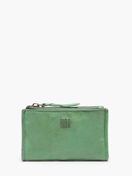 Wallet Leather Biba Green heritage SUM3L