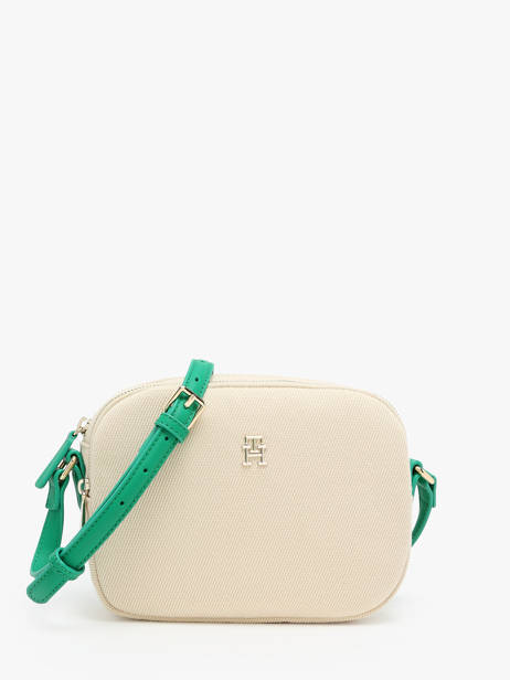 Shoulder Bag Poppy Canvas Recycled Polyester Tommy hilfiger Beige poppy canvas AW16419