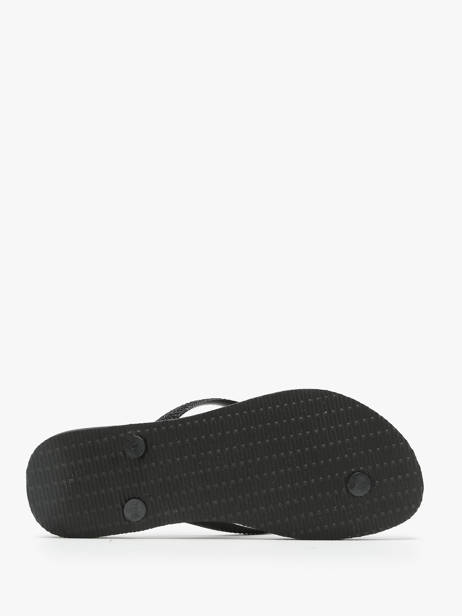 Tongs Slim Glitter Ii Havaianas Noir women 4146975F vue secondaire 2