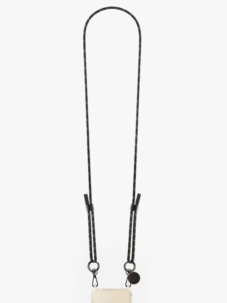 Bandoulière Coque Téléphone La coque francaise Noir cordons LE312654 vue secondaire 2