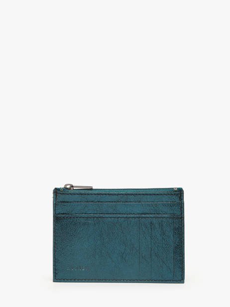 Porte-cartes Etincelle Irisée Cuir Etrier Bleu etincelle irisee EETI5004