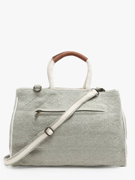 Sac Porté Main Naturel Le voyage en panier Marron naturel PM807 vue secondaire 4