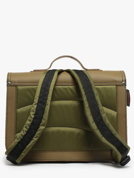 Leather Dinosaur Satchel Own stuff Green primary 47DINO other view 4