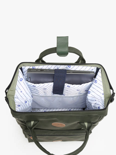 Adventurer Medium - Customisable Backpack  Cabaia Green adventurer BAGS other view 3