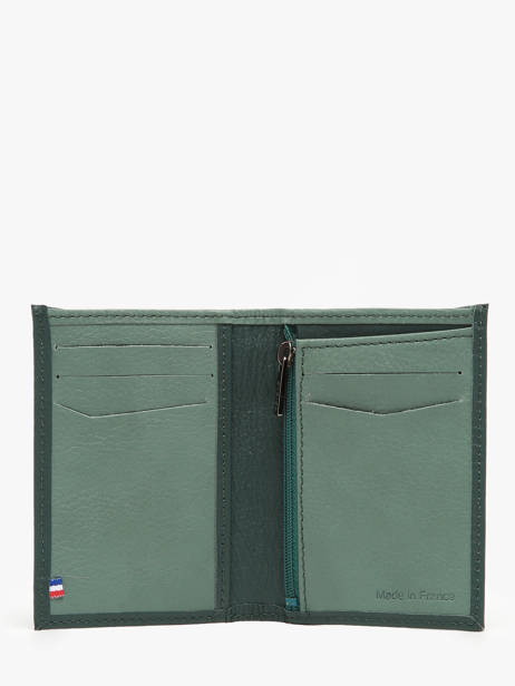 Wallet With Coin Purse Cadence Leather Etrier Green cadence ECAD5010 other view 1