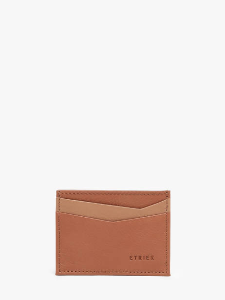 Porte-cartes Cadence Cuir Etrier Marron cadence ECAD5014