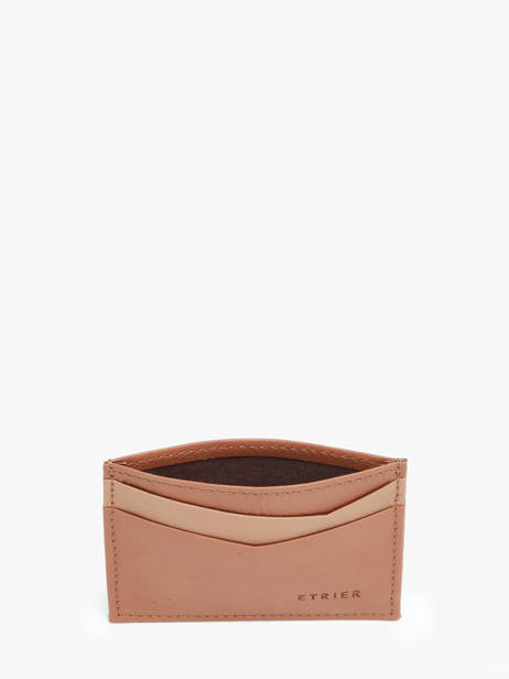 Porte-cartes Cadence Cuir Etrier Marron cadence ECAD5014 vue secondaire 1