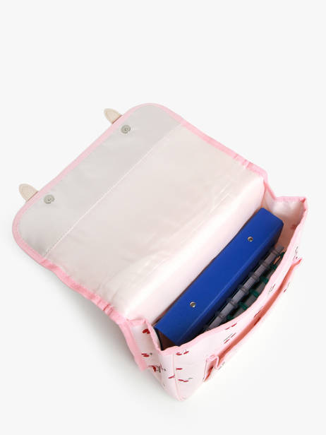 Cartable 1 Compartiment Kidzroom Multicolore lisbon secret garden 4036 vue secondaire 3