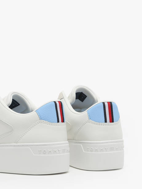 Sneakers In Leather Tommy hilfiger White women 82100F6 other view 3