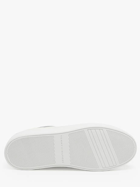 Sneakers In Leather Tommy hilfiger White women 82100F6 other view 4