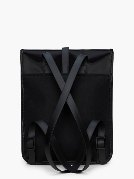 Backpack Micro - 1 Compartment Backpack Rains Black city 13010 other view 3