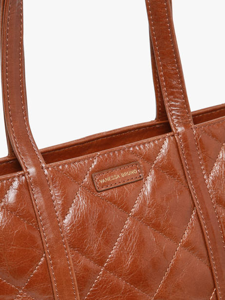 Shopping Bag Cabas Cuir Leather Vanessa bruno Brown cabas cuir 84V40378 other view 2