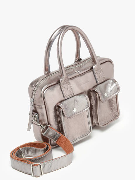 Sac Bandoulière Vintage Cuir Paul marius Gris vintage LEDANDYS vue secondaire 2