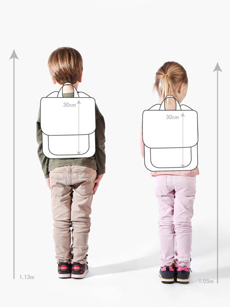 Mini Backpack Miniprix Blue animal 88 other view 1