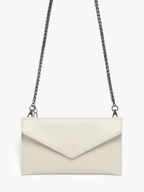 Medium Leather Paddock Clutch Bag Etrier Beige paddock TLOS1670 other view 2