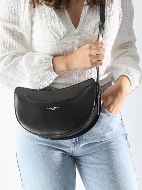 Sac Bandoulière Suave Lune Cuir Lancaster Noir suave lune 33 vue secondaire 1