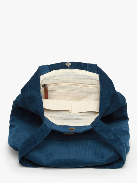 Sac Porté épaule A4 Basilic pepper Bleu delhi BDEH03 vue secondaire 3