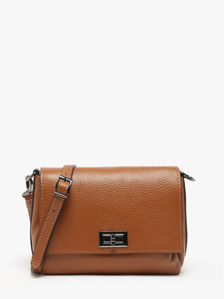 Sac Bandoulière Caviar Cuir Milano Marron caviar CA24061