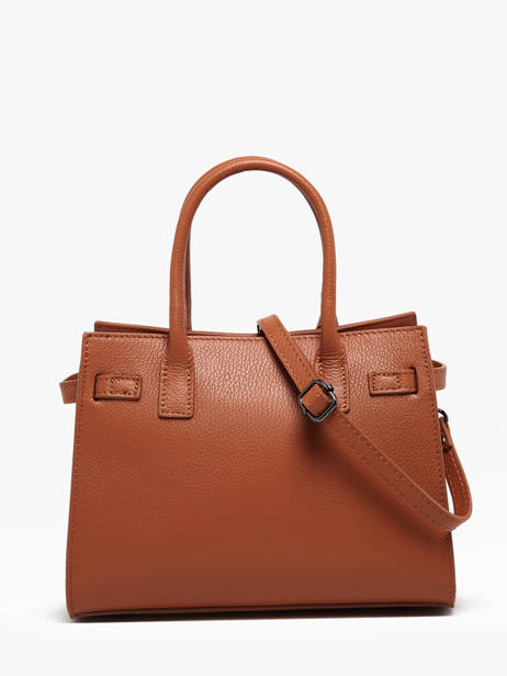 Sac à Main Caviar Cuir Milano Marron caviar CA24063 vue secondaire 4