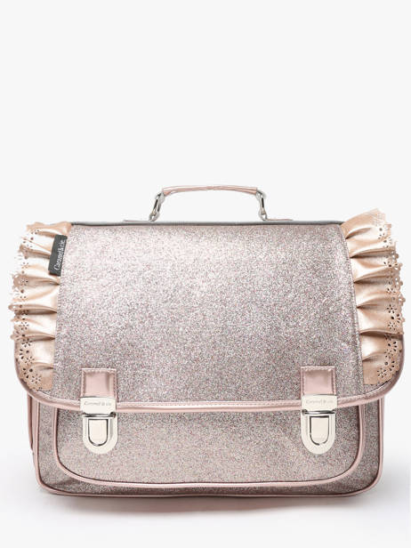 Cartable 2 Compartiments Caramel et cie Or boheme FI