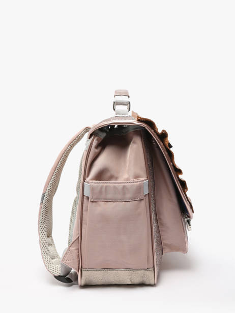 Cartable 2 Compartiments Caramel et cie Or boheme FI vue secondaire 2