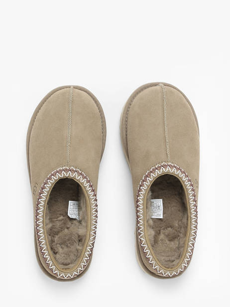 Slippers Tasman In Leather Ugg Beige women 5955 other view 4