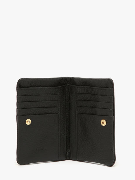 Portefeuille Winnie Cuir Nat et nin Noir vintage WINNIE vue secondaire 1