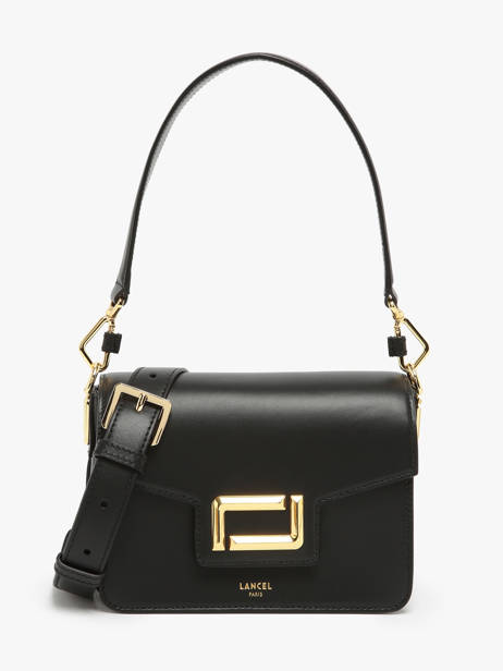 Sac Bandoulière Angele Cuir Lancel Noir angele A13147