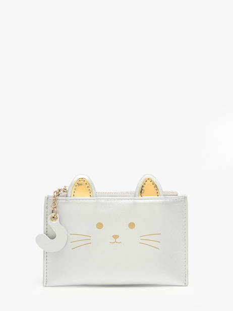 Porte-monnaie Porte-cartes Miniprix Argent slim 78SM2633