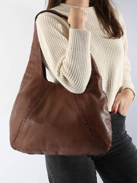 Shoulder Bag Milan Leather Basilic pepper Brown milan BMIL01 other view 1