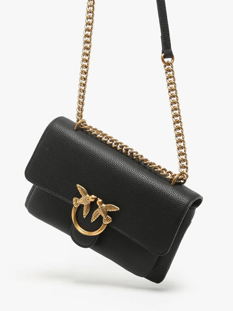 Shoulder Bag Love Bag Soft Leather Pinko Black love bag soft 4528A29Q other view 2