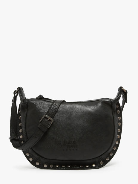 Shoulder Bag Barcelone Leather Basilic pepper Black barcelone BBAC05