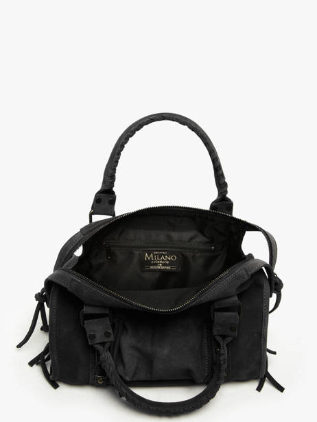 Shoulder Bag Velvet Milano Black velvet VE24094 other view 3