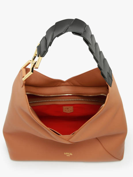 Sac Porté épaule Pagode Cuir Lancel Marron pagode A12510 vue secondaire 3