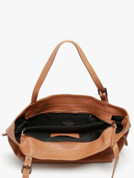 Handbag Caviar Leather Milano Brown caviar CA24066 other view 3