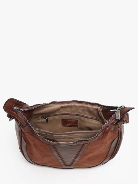 Crossbody Bag Winter Velvet Miniprix Brown wt velvet 3663 other view 2