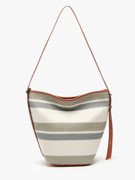 Sac Bandoulière Sac à Dos M Cavalier Toile Etrier Beige cavalier toile ECLT126M vue secondaire 5