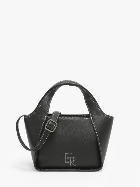Sac Bandoulière S Foudre Cuir Etrier Noir foudre EFOD107S