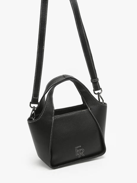 Sac Bandoulière S Foudre Cuir Etrier Noir foudre EFOD107S vue secondaire 2