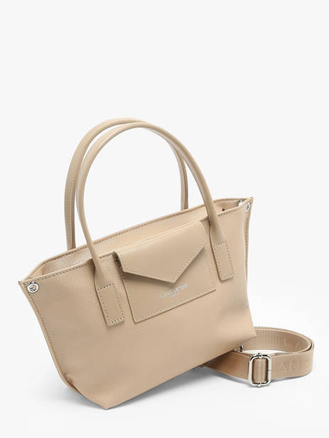 Sac Bandoulière Maya Cuir Lancaster Beige maya 88 vue secondaire 2
