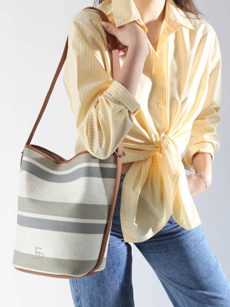 Sac Bandoulière Sac à Dos M Cavalier Toile Etrier Beige cavalier toile ECLT126M vue secondaire 1