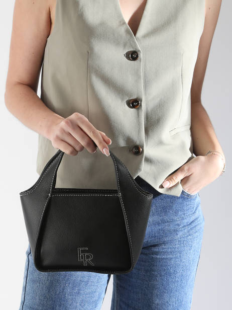 Sac Bandoulière S Foudre Cuir Etrier Noir foudre EFOD107S vue secondaire 1