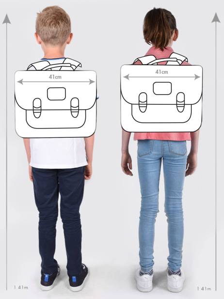 Cartable 2 Compartiments Kipling Bleu back to school / pbg PBGI7055 vue secondaire 1