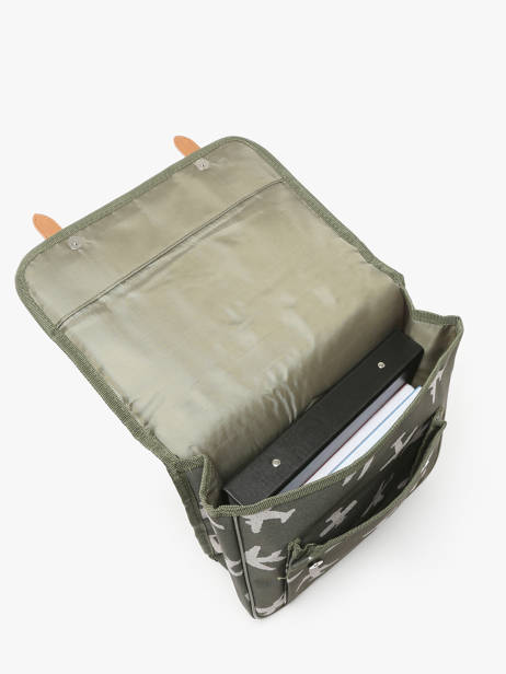 Mini Cartable Kidzroom Gris lisbon beasties 4056 vue secondaire 3