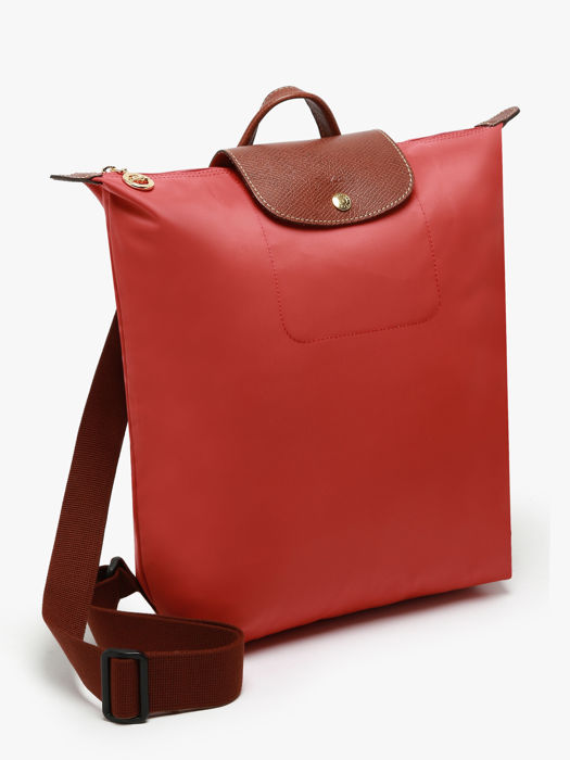 Longchamp Le pliage original Sac à dos Rouge