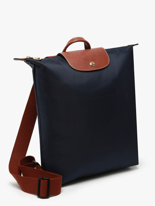Longchamp Le pliage original Sac à dos Bleu