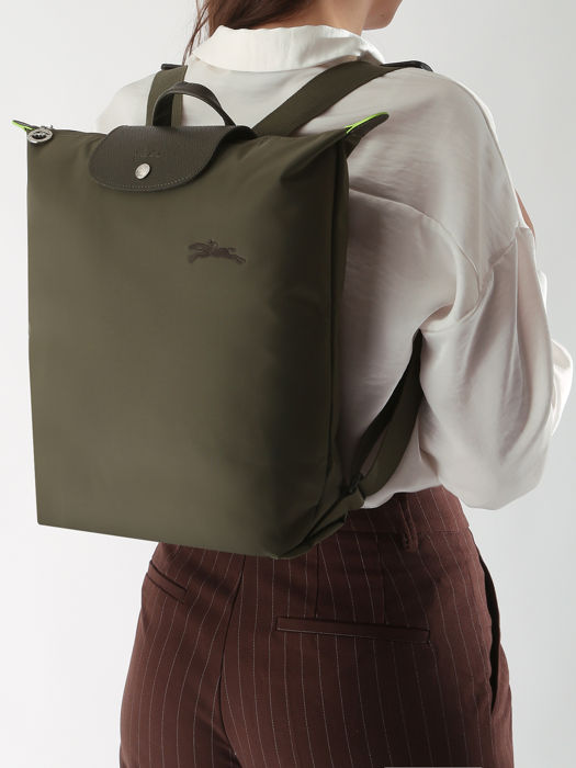 Longchamp Le pliage green Sac à dos Vert